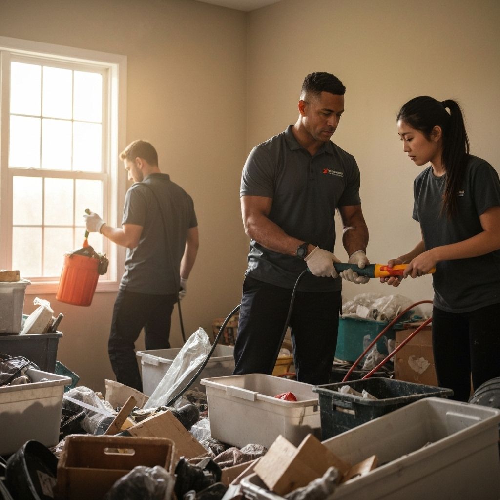 Professional hoarding cleanup and restoration services