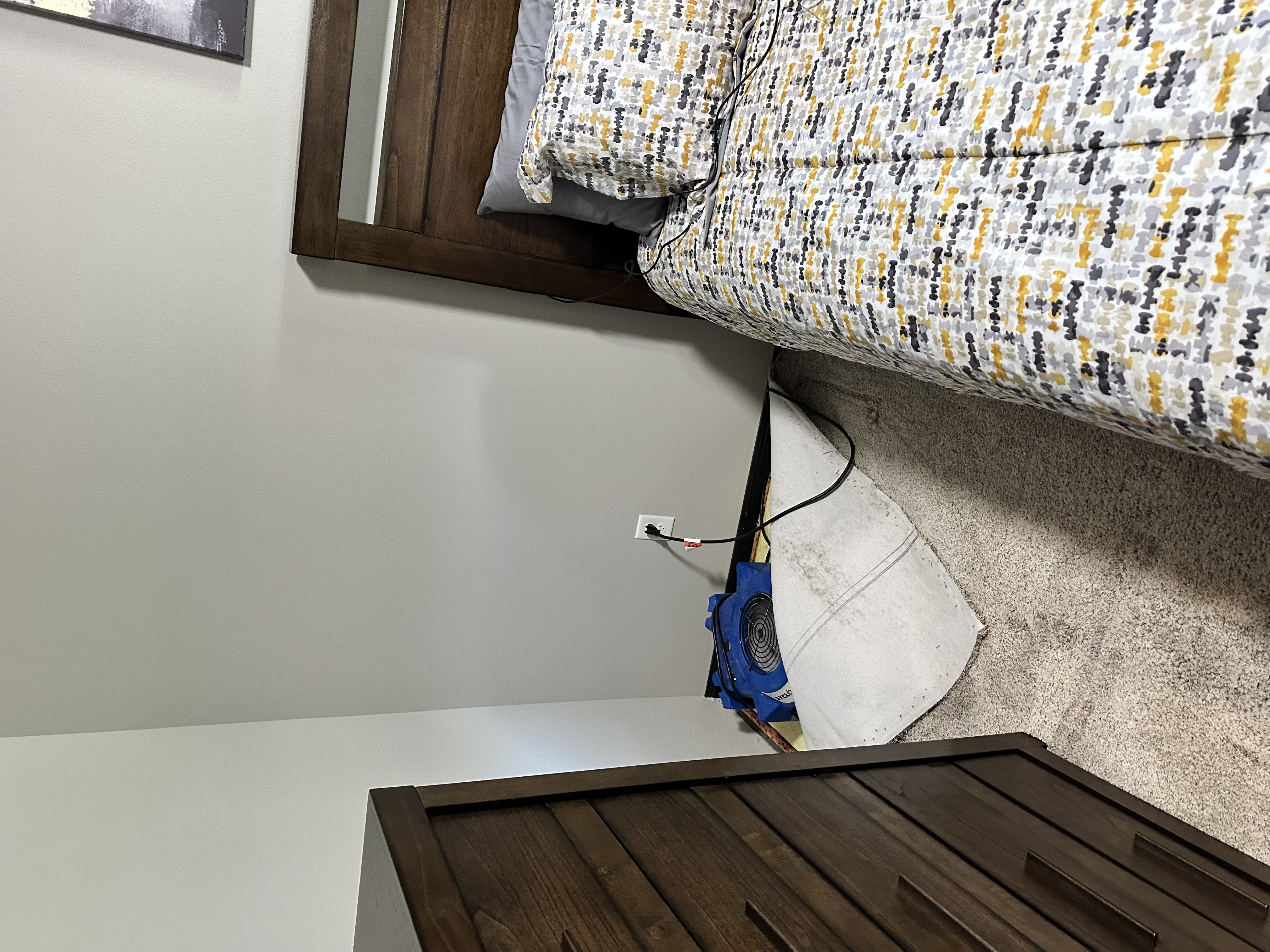 Water extraction equipment removing flood water in Maple Grove, MN