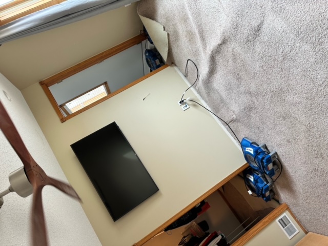 Industrial carpet drying equipment for water damage restoration Minneapolis