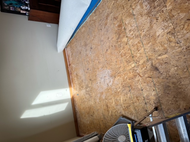 Professional flooring removal during water damage restoration in Minneapolis Minnesota