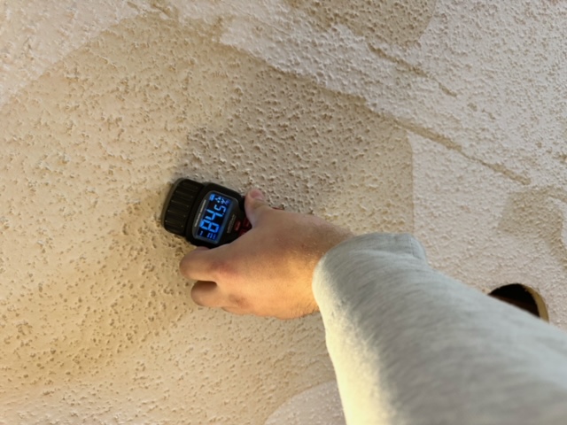 Professional moisture meter assessment for water damage Minneapolis Minnesota